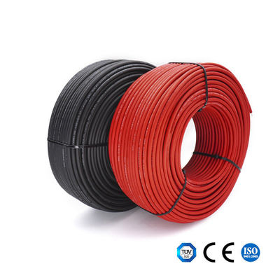 quality Conductor interno DC Solar Cable Black/cable de transmisión fotovoltaico rojo 6mm2 factory