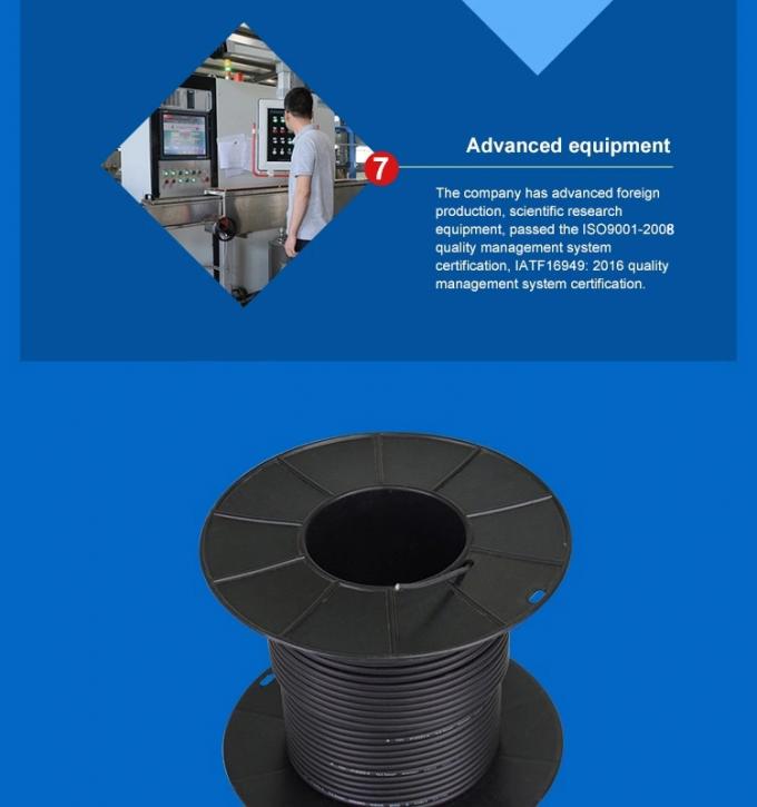 6mm² 10AWG Solar PV Cable - Roll of cable showing red and black variants